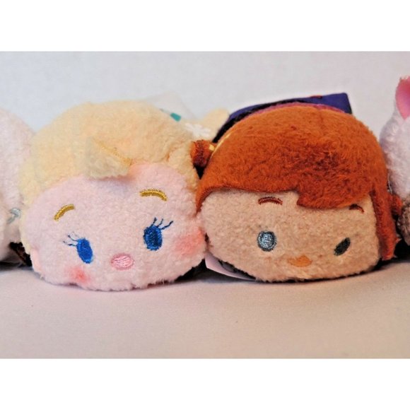Disney Tsum Tsum Frozen Tangled Mini Plush 3.5 Inch Lot 10 New Elsa Olaf Anna - Picture 12 of 12